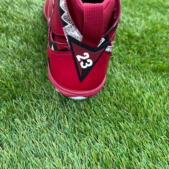 DV7324-661 13 Jordan 7 Force Savage Oklahoma Sooners PE Football Cleats
NO BOX - Picture 5 of 11